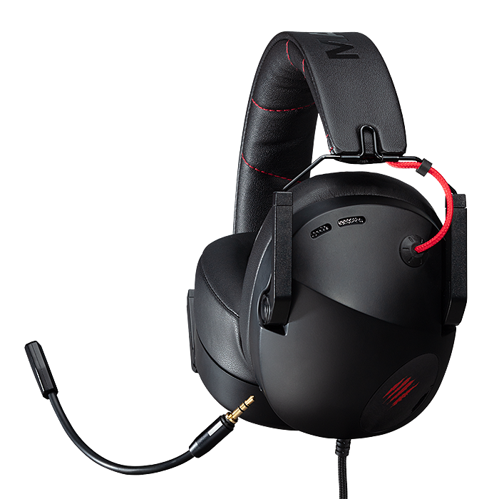 Back. Mad Catz - Mad Catz - P.I.L.O.T. 3 Gaming Headset with Mad Pro Earcups - Over-ear - Black - BLACK.