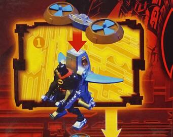 Alt View 2. Mattel - Batman EXP Extreme Power Solo Strike Vehicle & Figure - Multi.