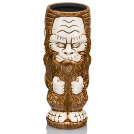 ThinkGeek - Geeki Tikis Bigfoot Ceramic Mug | Holds 16 Ounces - Brown