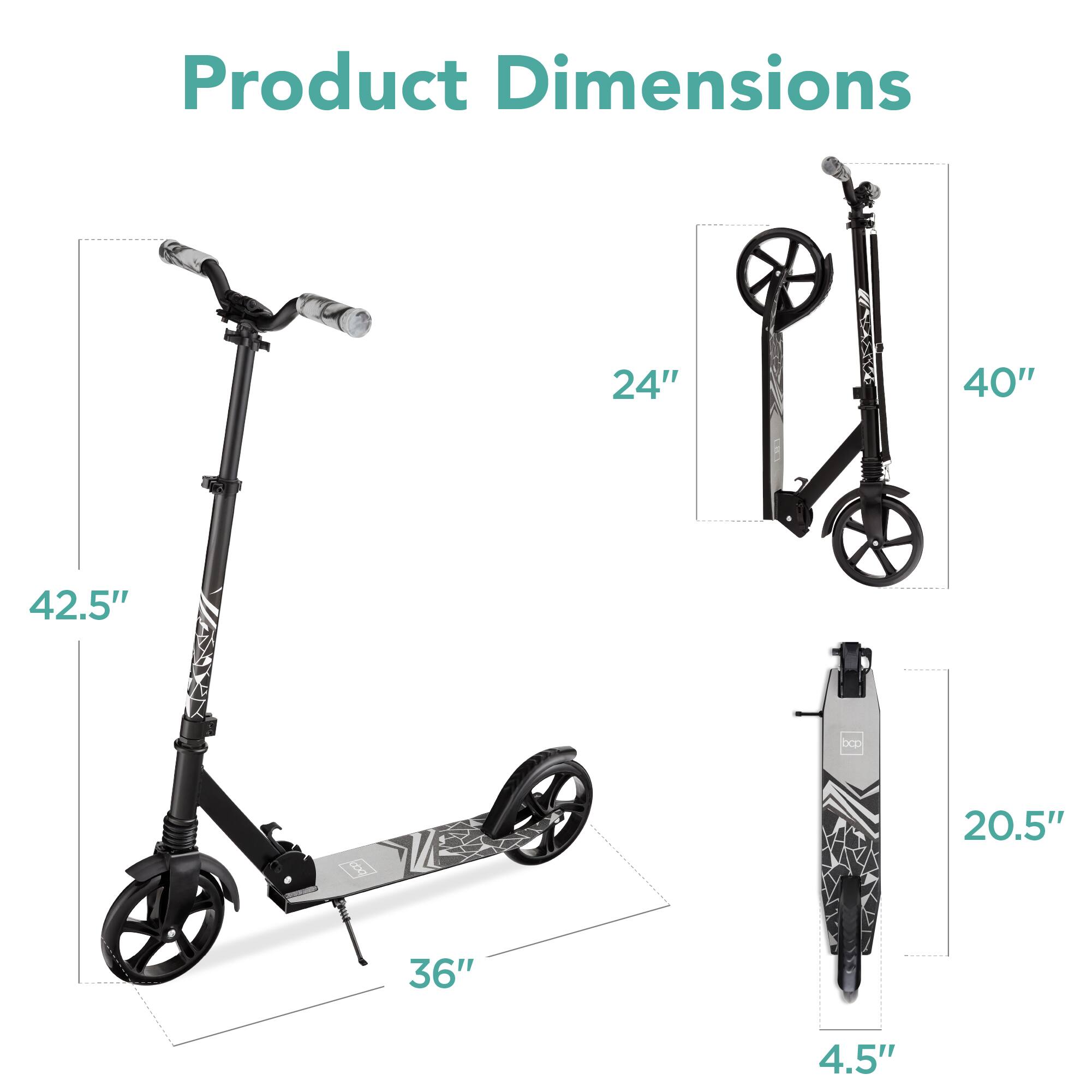 Product Dimensions

- Height: 42.5"
- Width: 36"
- Length: 40"
- Folded Height: 20.5"
- Folded Width: 4.5"