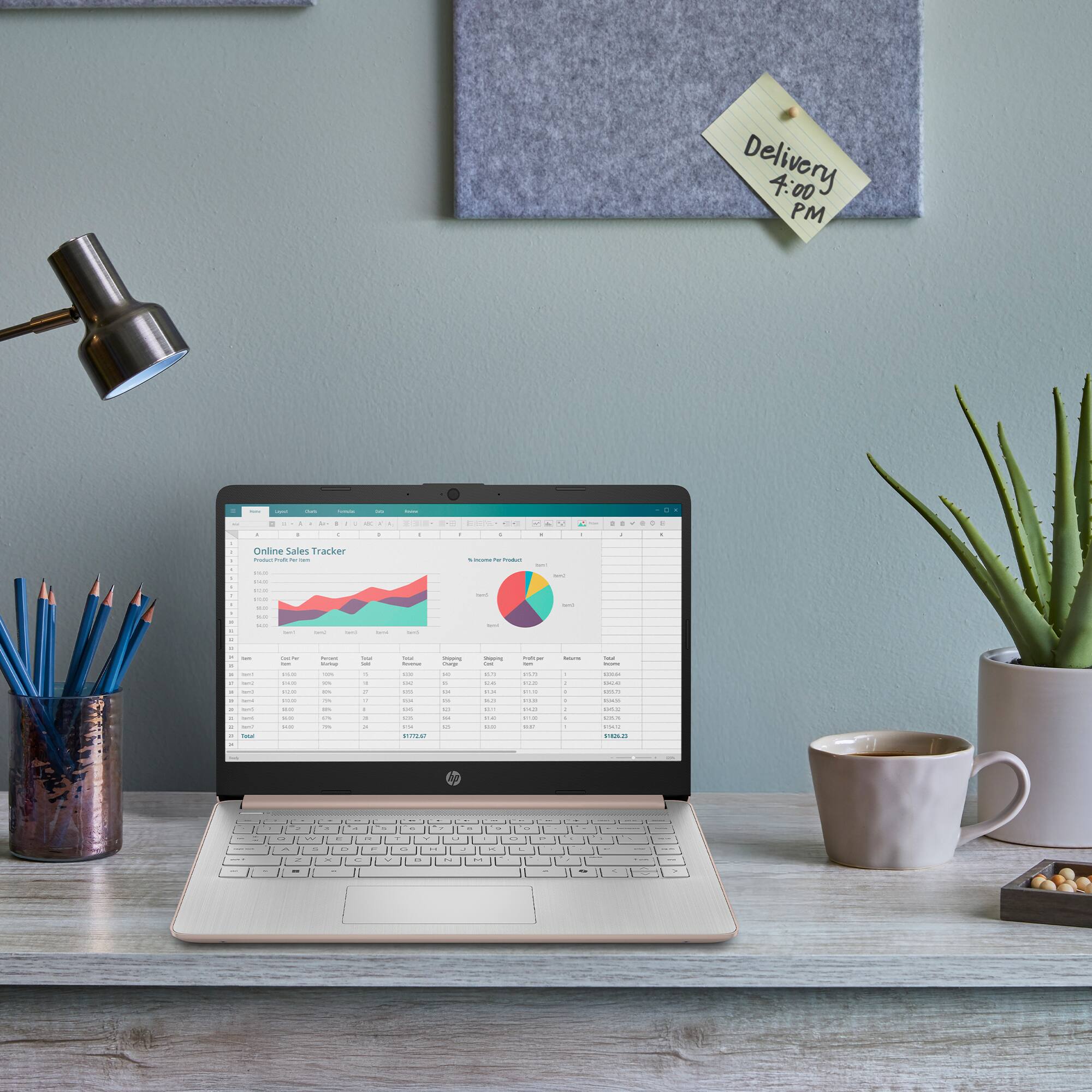 Delivery 4:00 PM

Online Sales Tracker

| Product | Total Price | Quantity | Total Price | Discounting | Discounting | Net Price |
|---------|-------------|----------|-------------|-------------|-------------|-----------|
| Product 1 | $100.00 | 10 | $1,000.00 | $100.00 | $900.00 | $900.00 |
| Product 2 | $200.00 | 5 | $1,000.00 | $200.00 | $800.00 | $800.00 |
| Product 3 | $150.00 | 8 | $1,200.00 | $150.00 | $1,050.00 | $1,050.00 |
| Product 4 | $250.00 | 4 | $1,000.00 | $250.00 | $750.00 | $750.00 |
| Product 5