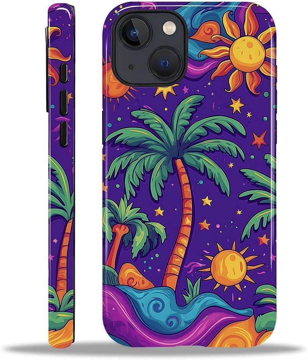 Palm Trees Stars Sun