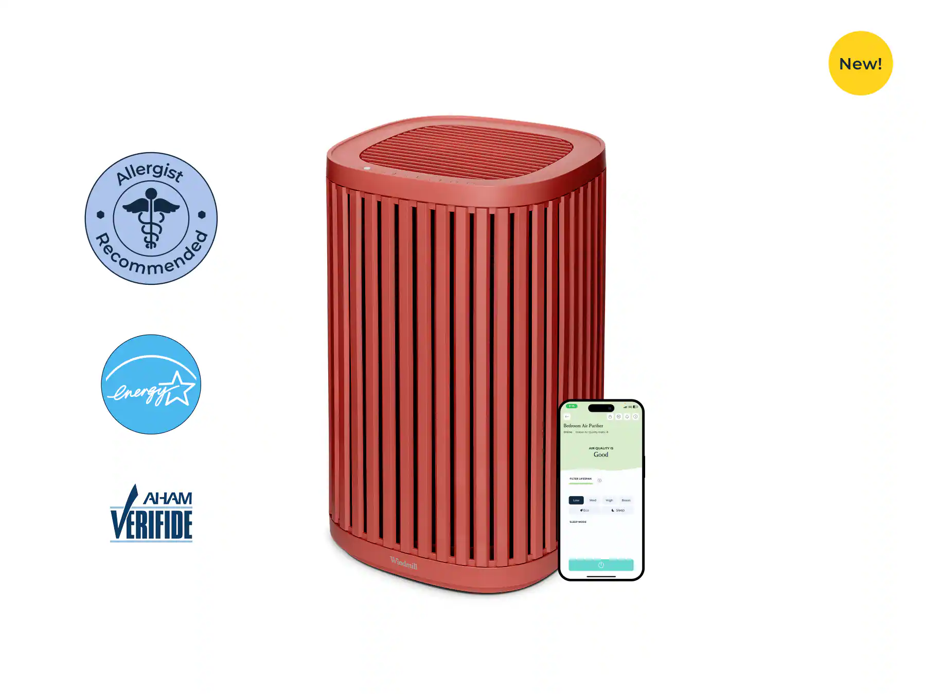 New! Allergist Recommended Energy - Paddes | Good: AHAM VERIFIED Fedmill