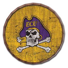 Fan Creations - ECU Pirates 24" Cracked Color Barrel Top Sign - Multicolor
