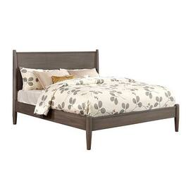 Manhattan Lane - Wooden Eastern King Size Bed with Panel Headboard, Gray - Gray