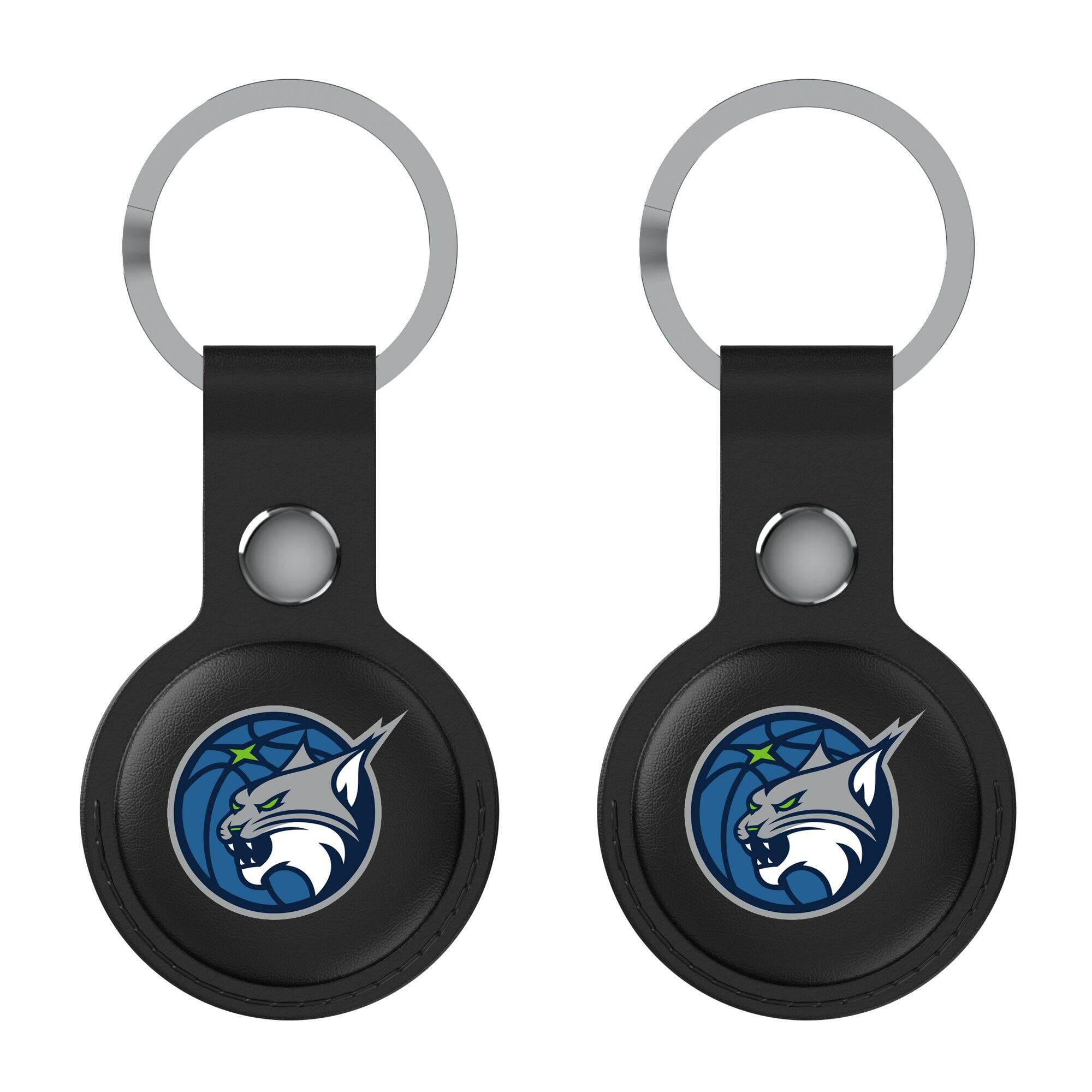 Keyscaper Minnesota Lynx Two Pack AirTag Holders Black