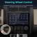 Steering Wheel Control
Change the track and volume etc on your steering wheel, provides convenience and safety.
- Power
- Mute
- Precedente
- Successivo
- Volume-
- Volume+
- Home
- Play/Pause
- Risposta
- SRC
- Band
- Indietro
- Shuffle
- Ripeti
- EQ
- Navi
- AUX
Notice: Each button has the function of long and short pressing. Please pay attention to distinguishing when learning!
- Short Press Learning
- Long Press Learning
SWC1(1K) Reset
V F - +5 MEDIA DE - 2 3 4 Junsur A/C MAX A/C