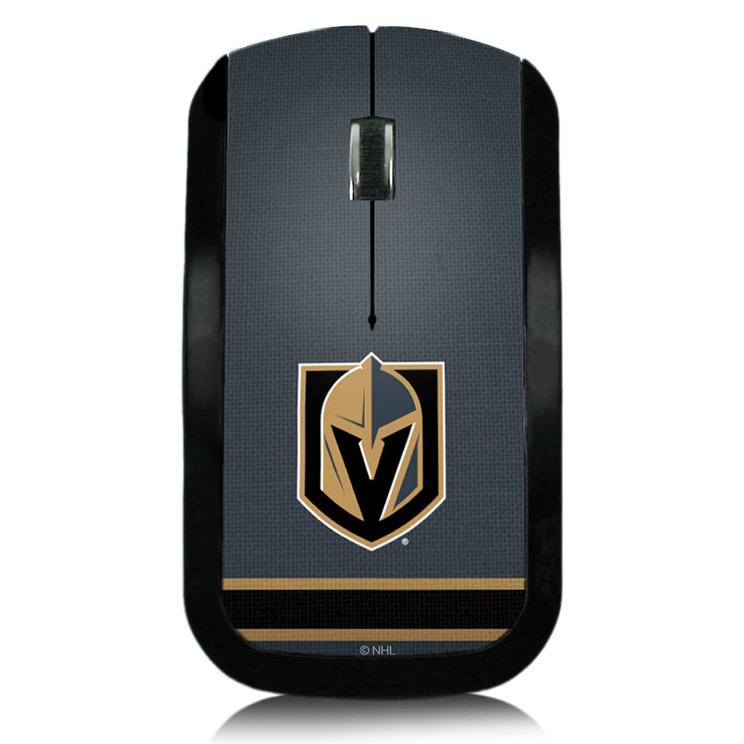 Keyscaper - Vegas Golden Knights Stripe Wireless Mouse - Wireless - Multicolor