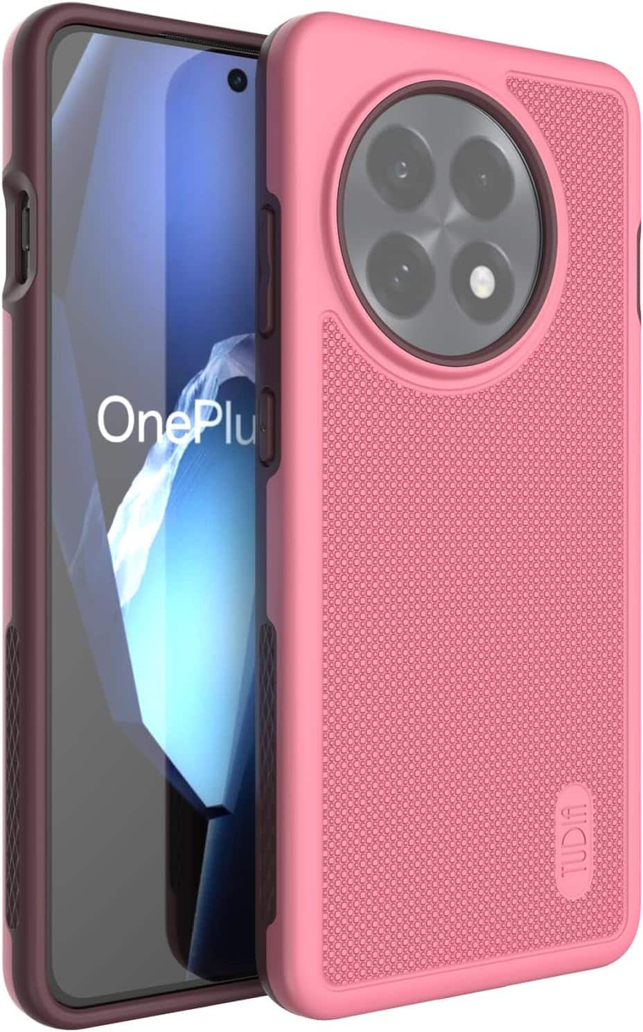 TUDIA - MergeGrip for OnePlus 13R Case 5G 2025 - Smokey Pink