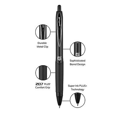 - Durable Metal Clip
- Sophisticated Barrel Design
- 207 PLUS' Comfort Grip
- Super Ink PLUS+ Technology