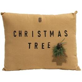 BreeBe - O Christmas Tree Primitive Pillow - Multi