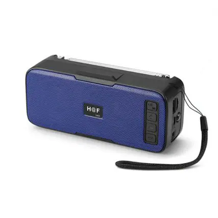 Front. BEARSOLIM - Solar Charge Energy Outdoor Flash Light Portable Bluetooth Speaker HFU43 for Phone, Device, Music, USB.