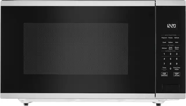 12:20
AUTO FUNCTIONS
Popcorn Potato Reheat Cook Soften Melt
OPTIONS
Keep Steam Defrost Warm Clean
EXPRESS START
1 2 3 4 5 6 7 8 9
Timer Mold to Set Clock 0
Cook Time Power
STOP UNLOCK START +30 sec