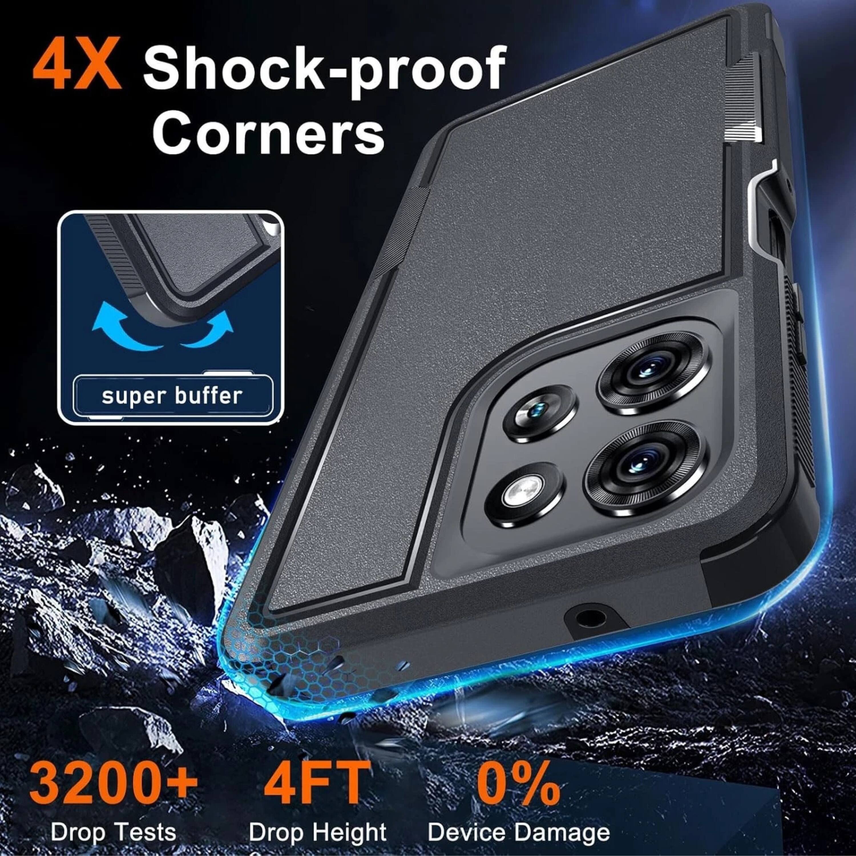 4X Shock-proof Corners  
super buffer  
3200+ Drop Tests  
4FT Drop Height  
0% Device Damage