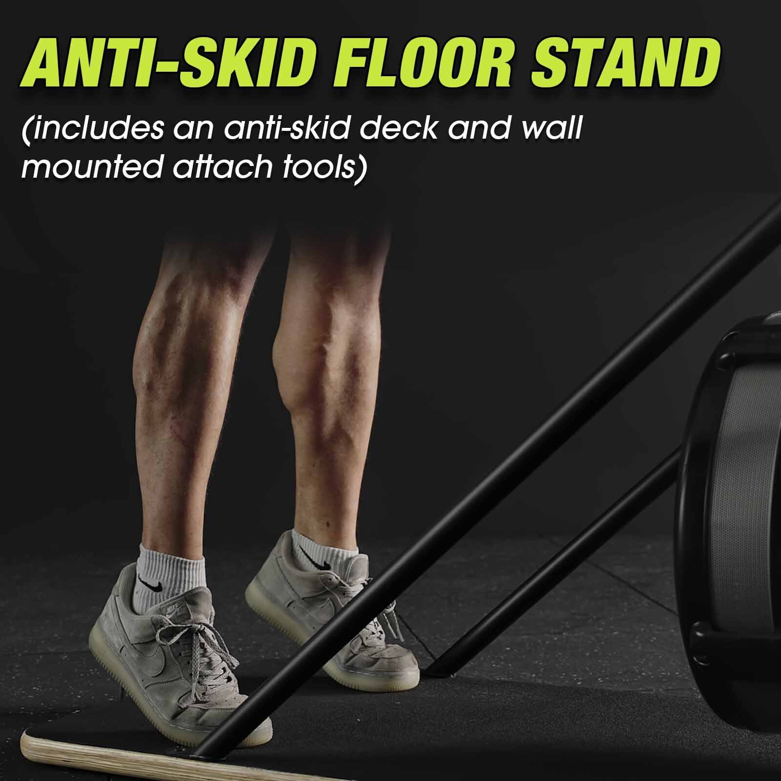 ANTI-SKID FLOOR STAND  
(includes an anti-skid deck and wall mounted attach tools)