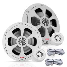 Pyle - Marine Speakers, 6.5 Inch, 240 Watts