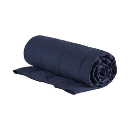Gracie Mills - Alvarez Classic Box Quilted Wearable Multipurpose Throw Blanket - Indigo