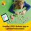 LEGO® Builder app or printed instructions