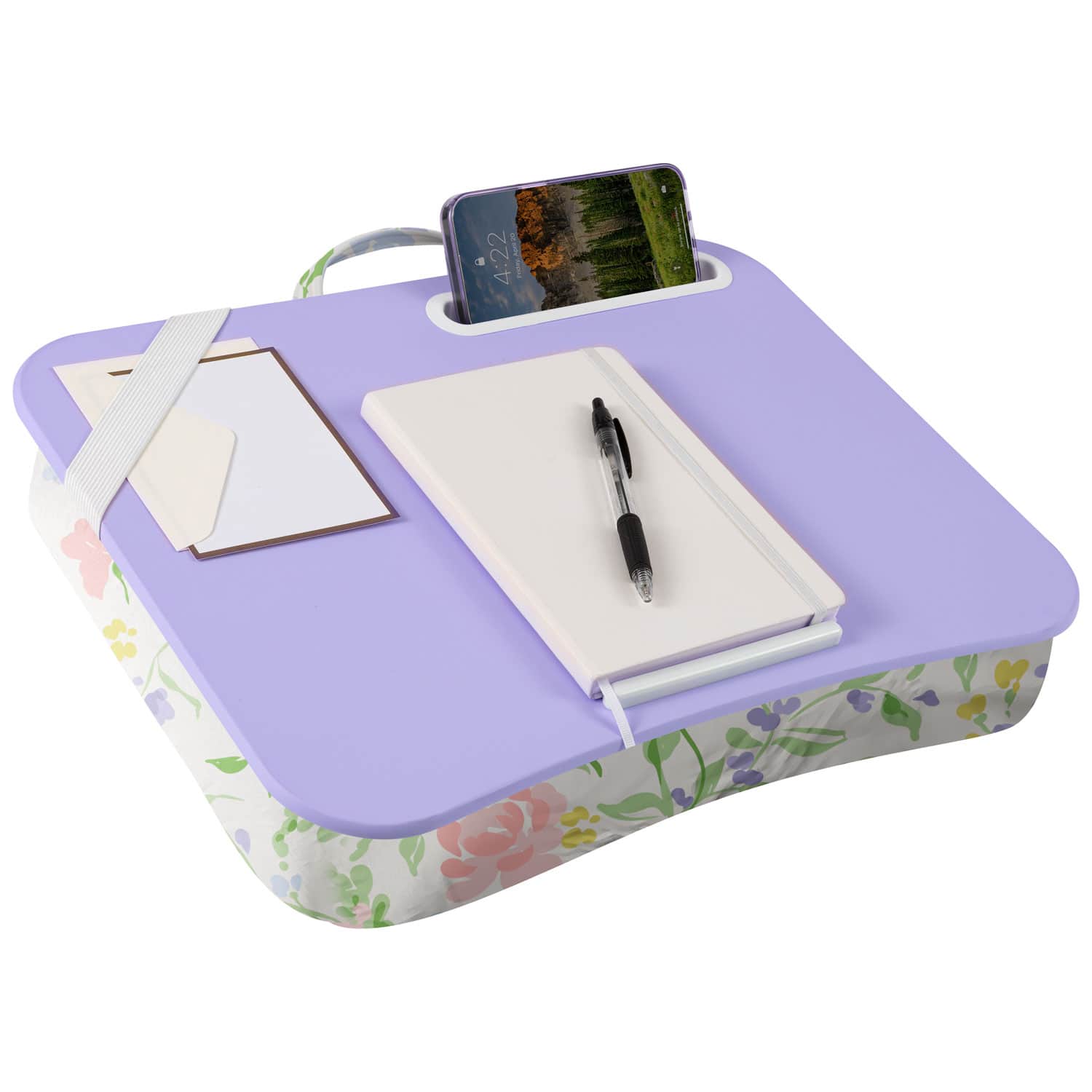 LapGear - Designer Lap Desk - Purple Flower