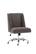 Front. Linon Home Décor - Contemporary Powder-Coated Steel Cafe/Kitchen/Home Office Chair - Charcoal.