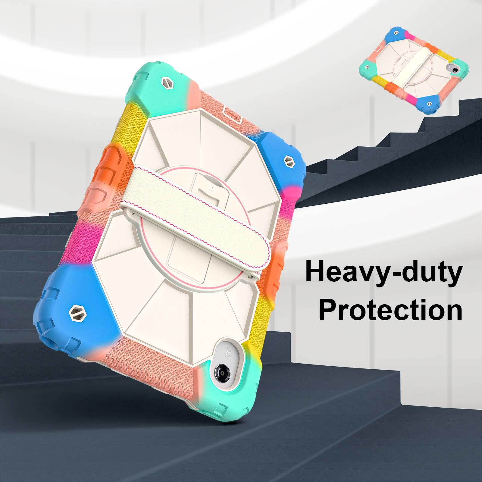 Dteck For Lenovo Idea Tab 11 2025/K11 2nd Gen Kickstand 360° Rotating ...