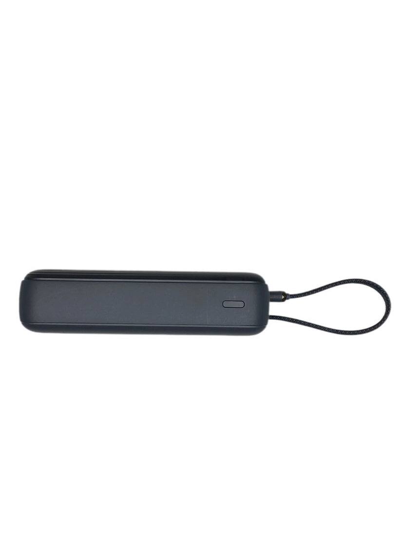 Alt View 4. Anker - ANKER POWER BANK(20,000 MAH, BUILT-IN USB-C CABLE) - BLACK.