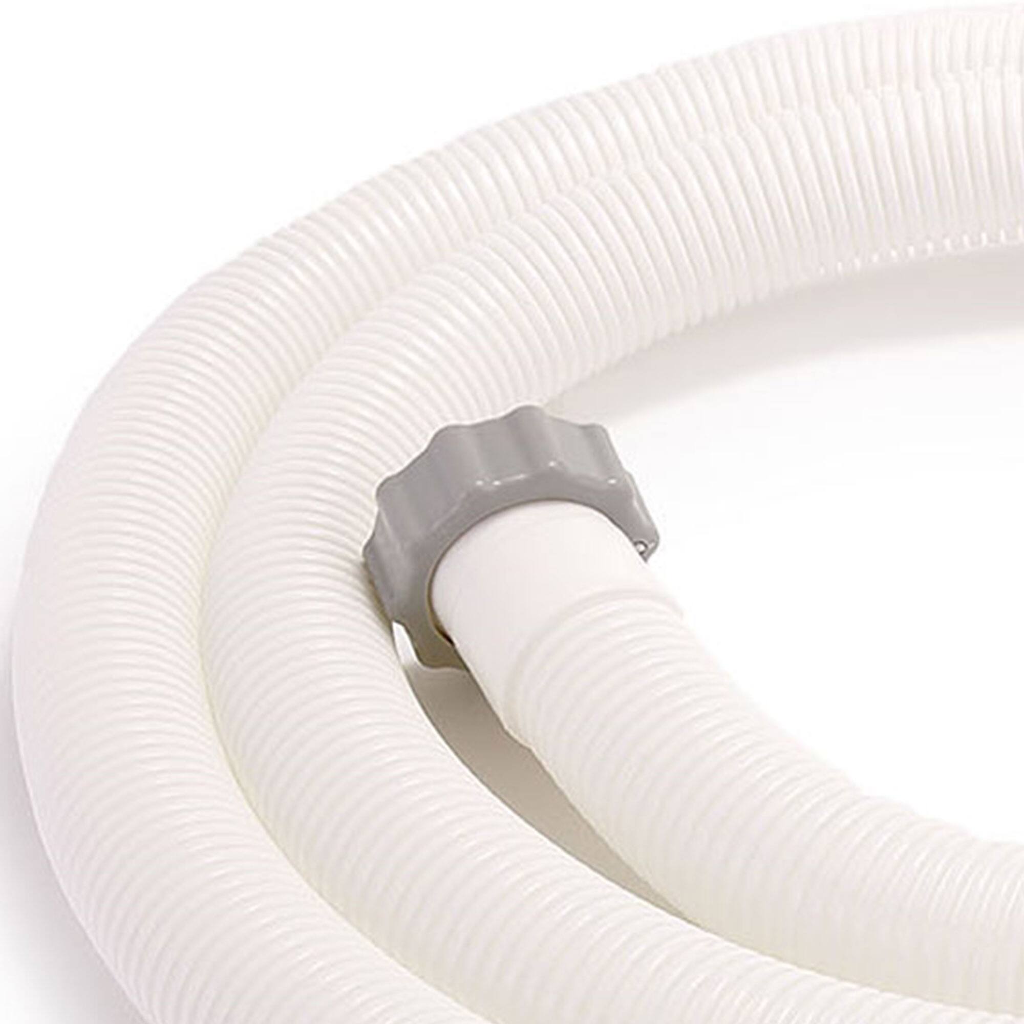 Alt View 10. Intex - Intex 26071RP 1.5 Inch x 9.8 Foot Replacement Pool Pump Hose Accessory with Nuts - White.