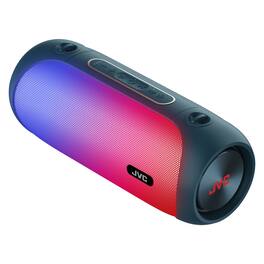 JVC - Sppa7bta Illuminated True Wireless Stereo Portable Bluetooth Speaker With Speakerphone, Sp-pa7bt - Blue