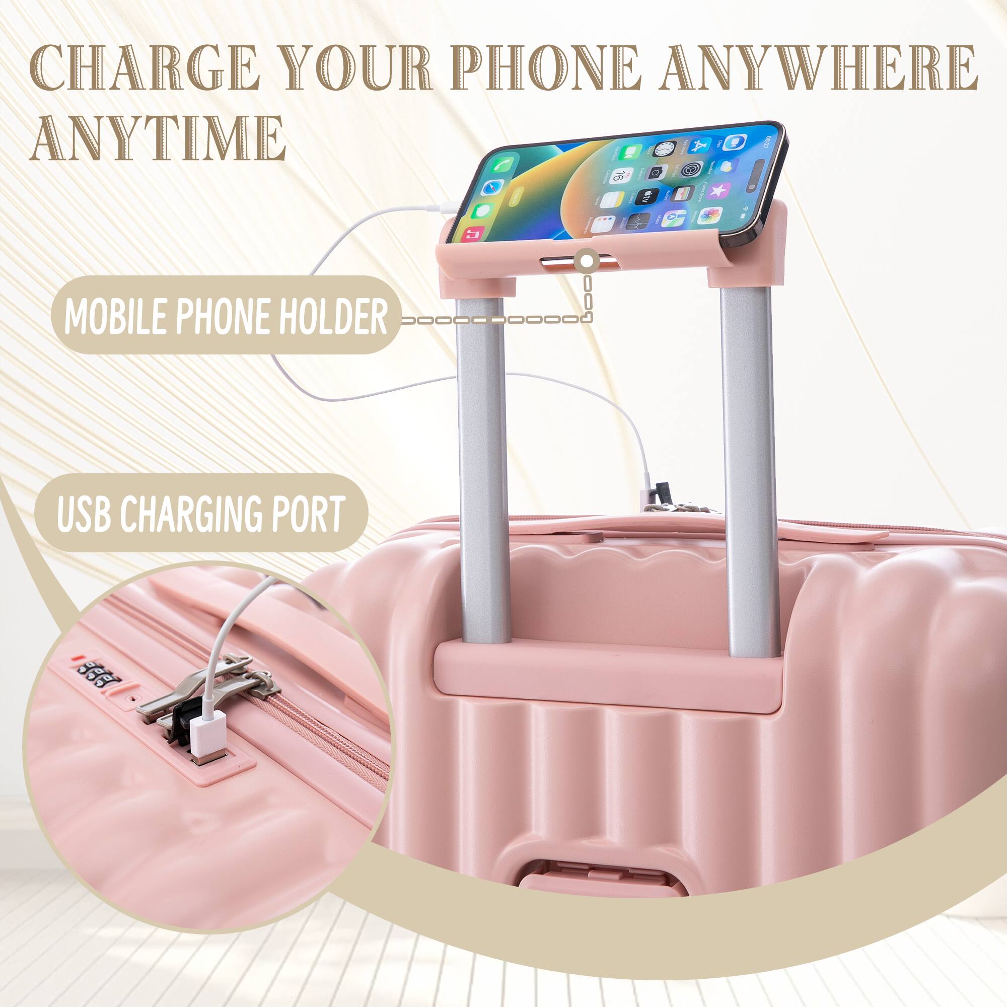 CHARGE YOUR PHONE ANYWHERE ANYTIME

MOBILE PHONE HOLDER

USB CHARGING PORT