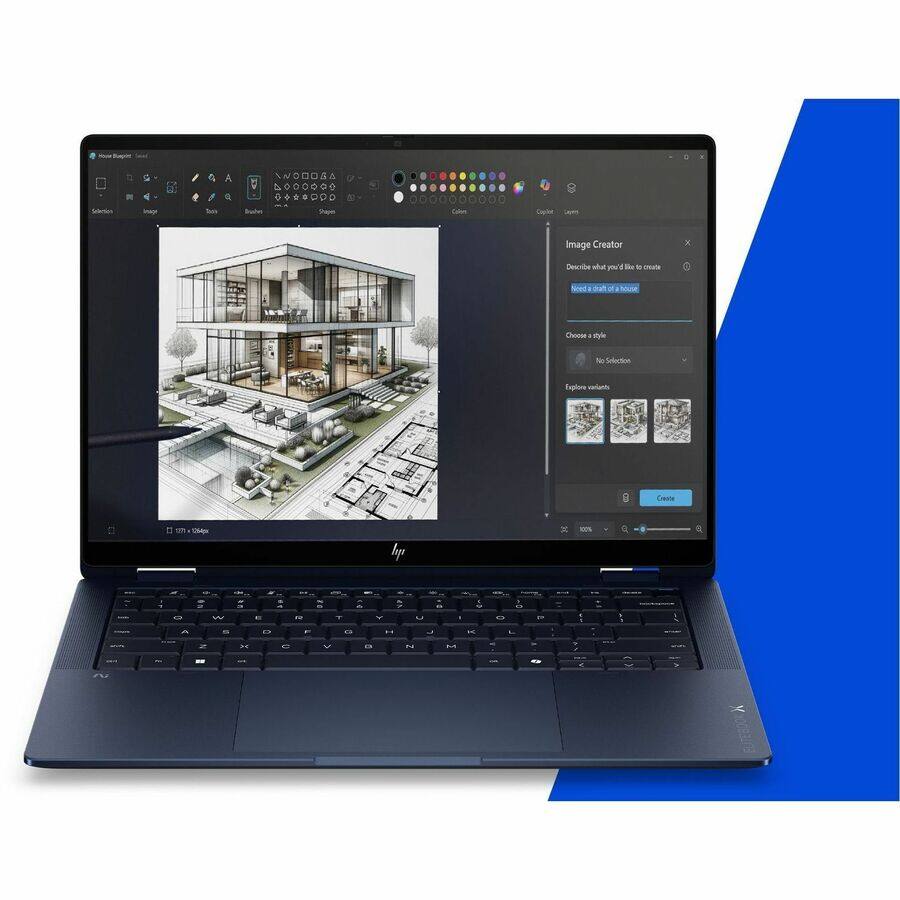Sure, here is the corrected text:

"Image Creator  
Describe what you'd like to create:  
Need a sketch of a house  
Choose a style:  
No Selection  
Explore variants"