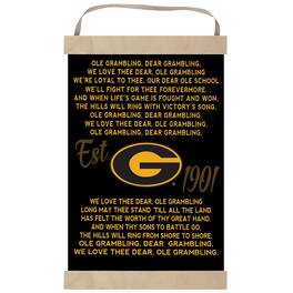 Jardine - Grambling Tigers Fight Song Banner Sign - Yellow