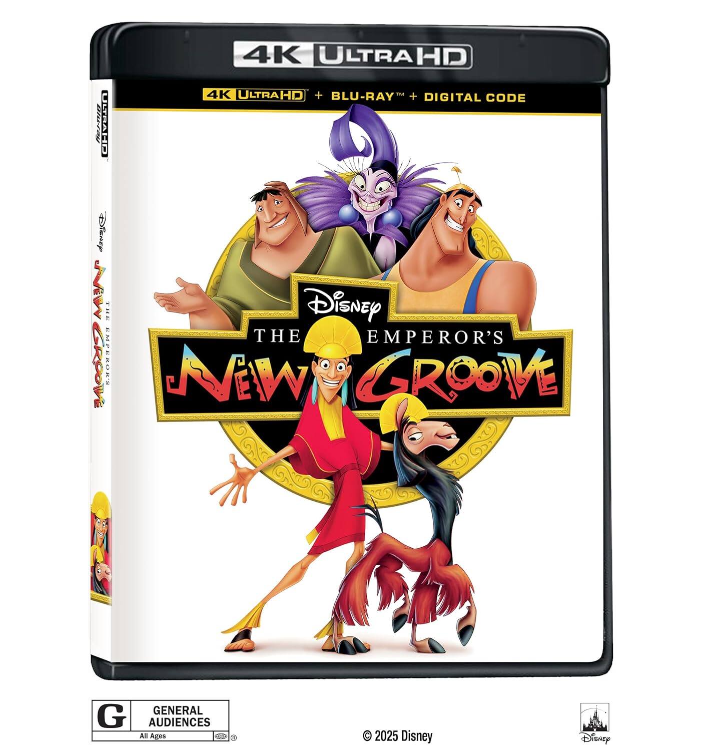Front. The Emperor's New Groove (4K UHD + Digital) NEW.