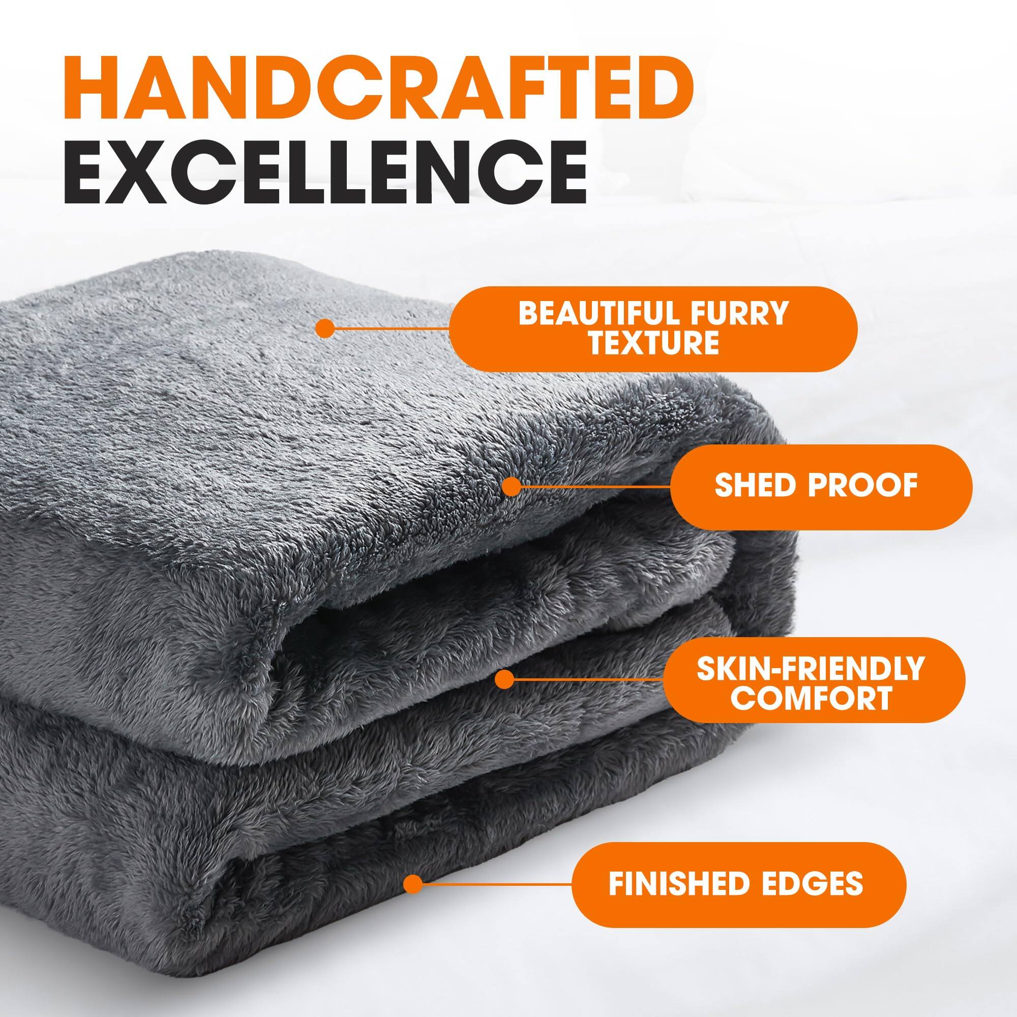 HANDCRAFTED EXCELLENCE

BEAUTIFUL FURRY TEXTURE

SHED PROOF

SKIN-FRIENDLY COMFORT

FINISHED EDGES