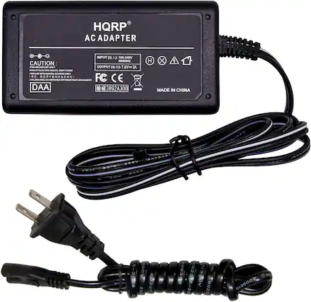 HQRP AC ADAPTER
INPUT (输入): 100-240V 50/60Hz
OUTPUT (输出): 7.6V=3A
CAUTION:
- FOR INDOOR USE ONLY
- DON'T OPEN
- FOR USE WITH DIGITAL DEVICES ONLY
- 检磁 3892A300
MADE IN CHINA
FC CE
DAA
MODEL: 3892A300
WIRE: 18AWG
2009010
0227
6593
5023
5-2008
NOV
0/300V
0/3
502375-20
6022