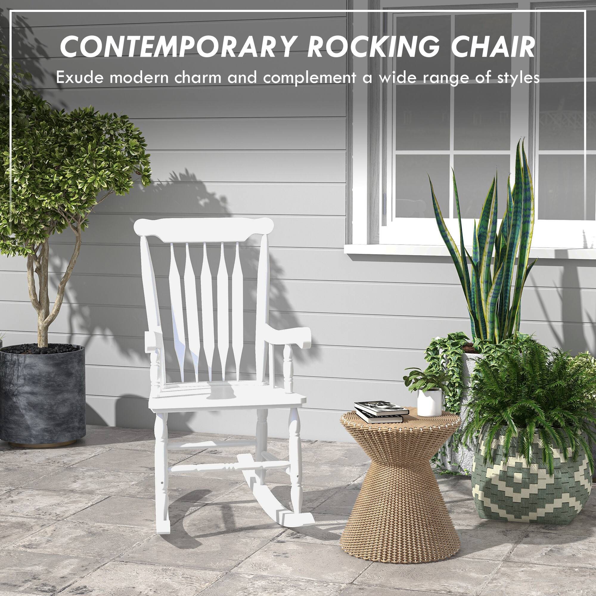 CONTEMPORARY ROCKING CHAIR  
Exude modern charm and complement a wide range of styles