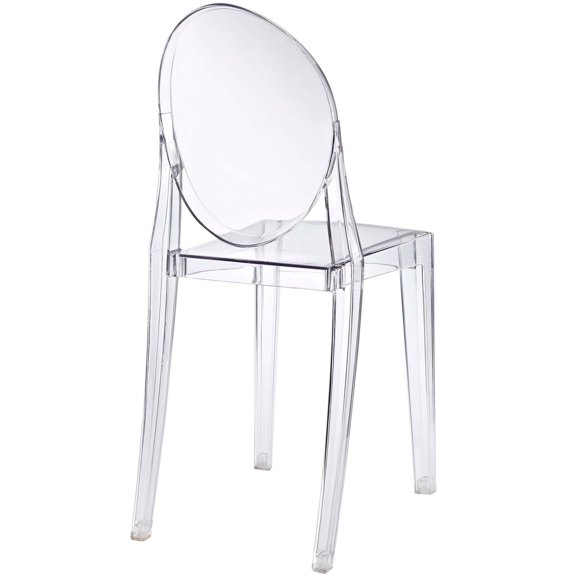 Alt View 3. Modway - Casper Dining Side Chair by Modway - Clear.