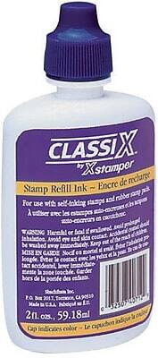 Cosco - Xstamper ClassiX Refill Ink, 2oz., (036044) - Blue