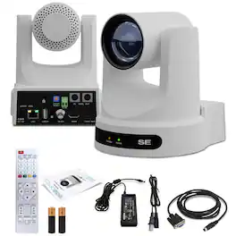 PTZOptics - Move SE PTZ Camera with 12x Optical Zoom (PT12X-SE-WH-G3) - White