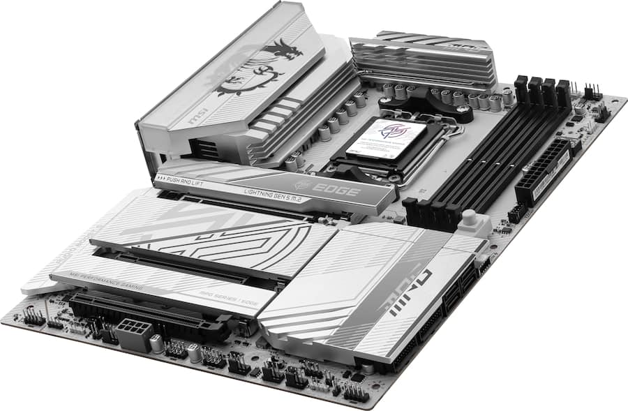 AMD AM5 白いマザー：MSI MPG X870E EDGE TI WIFI MPG X870E EDGE TI WIFI | Gaming Motherboards｜Best