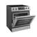 Alt View 11. Insignia™ - 4.8 Cu. Ft. Slide-In Electric Convection Range with Self Clean and Air Fry - Stainless Steel.