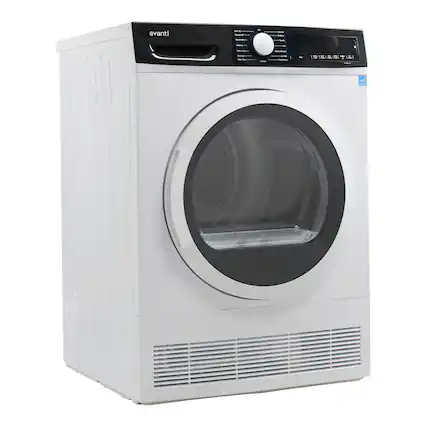 Front. Avanti - Front Load Clothes Dryer - White.