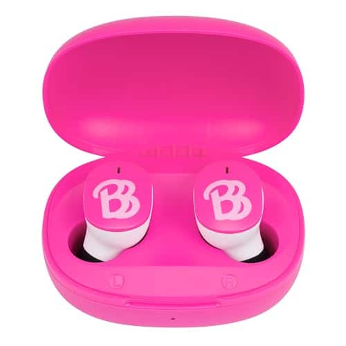 DORLUKFU - Barbie Wireless Earbuds with Microphone, Bluetooth Earbuds with Charging Case for Ear Buds, Great Stocking Stuffers for