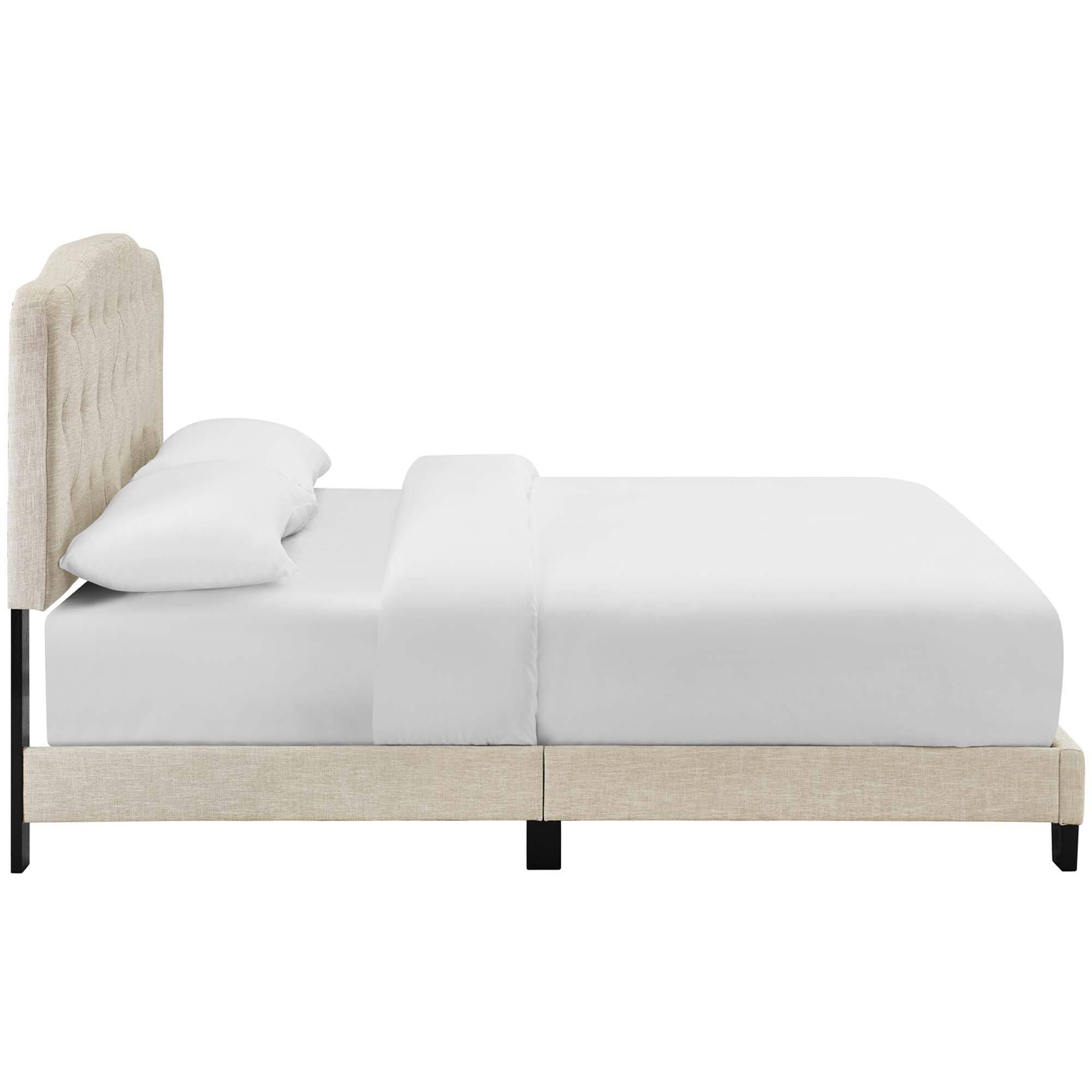 Back. Modway - Sutton Performance Velvet Full Bed Frame - White.