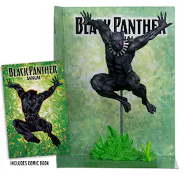McFarlane Toys - 11.3" Marvel Black Panther 1:6th Scale Collectible with Scene (Black Panther Annual (Variant) #1)