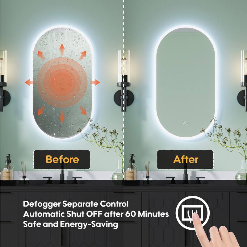 RO Before After Defogger Separate Control Automatic Shut OFF after 60 Minutes Safe and Energy-Saving