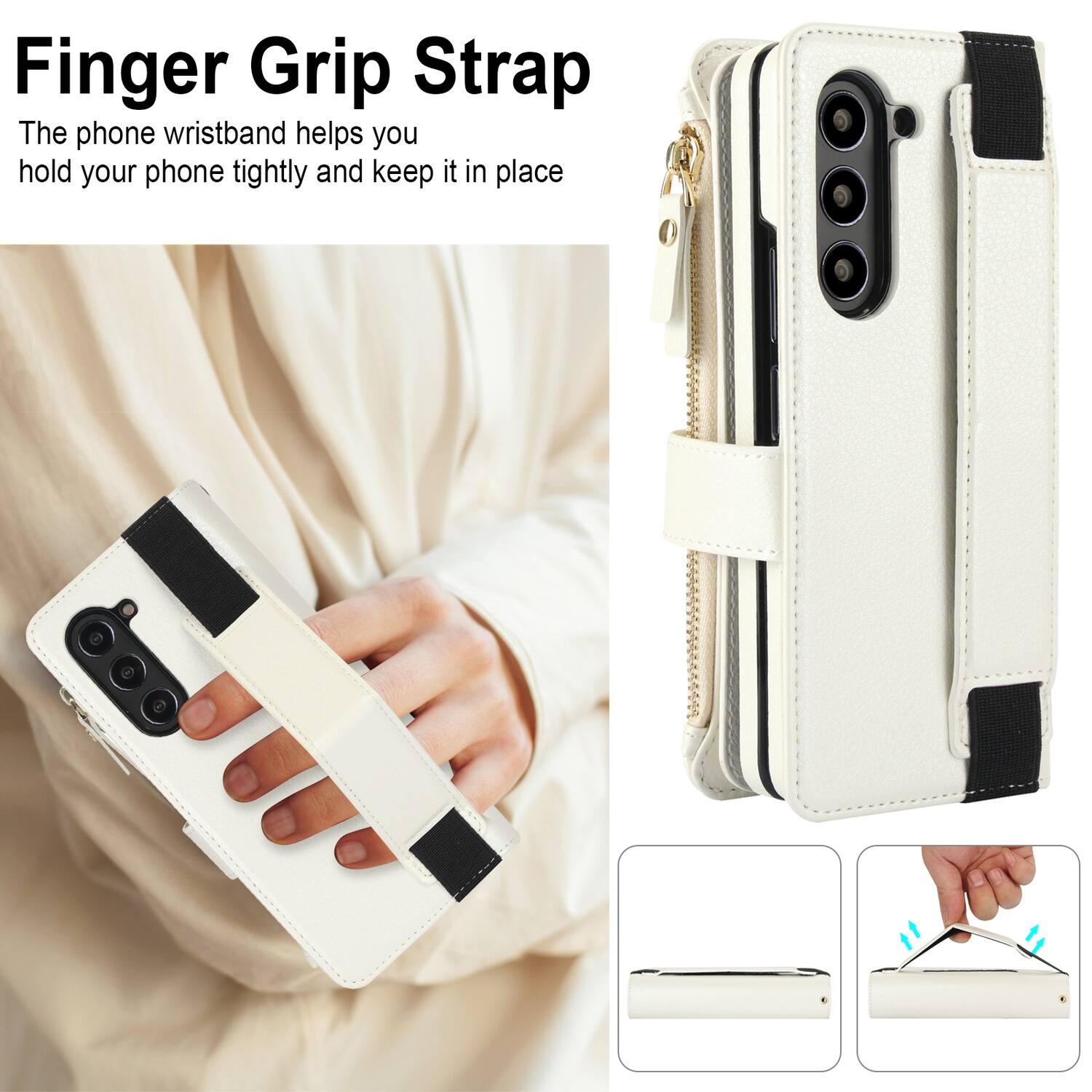 Finger Grip Strap

The phone wristband helps you hold your phone tightly and keep it in place