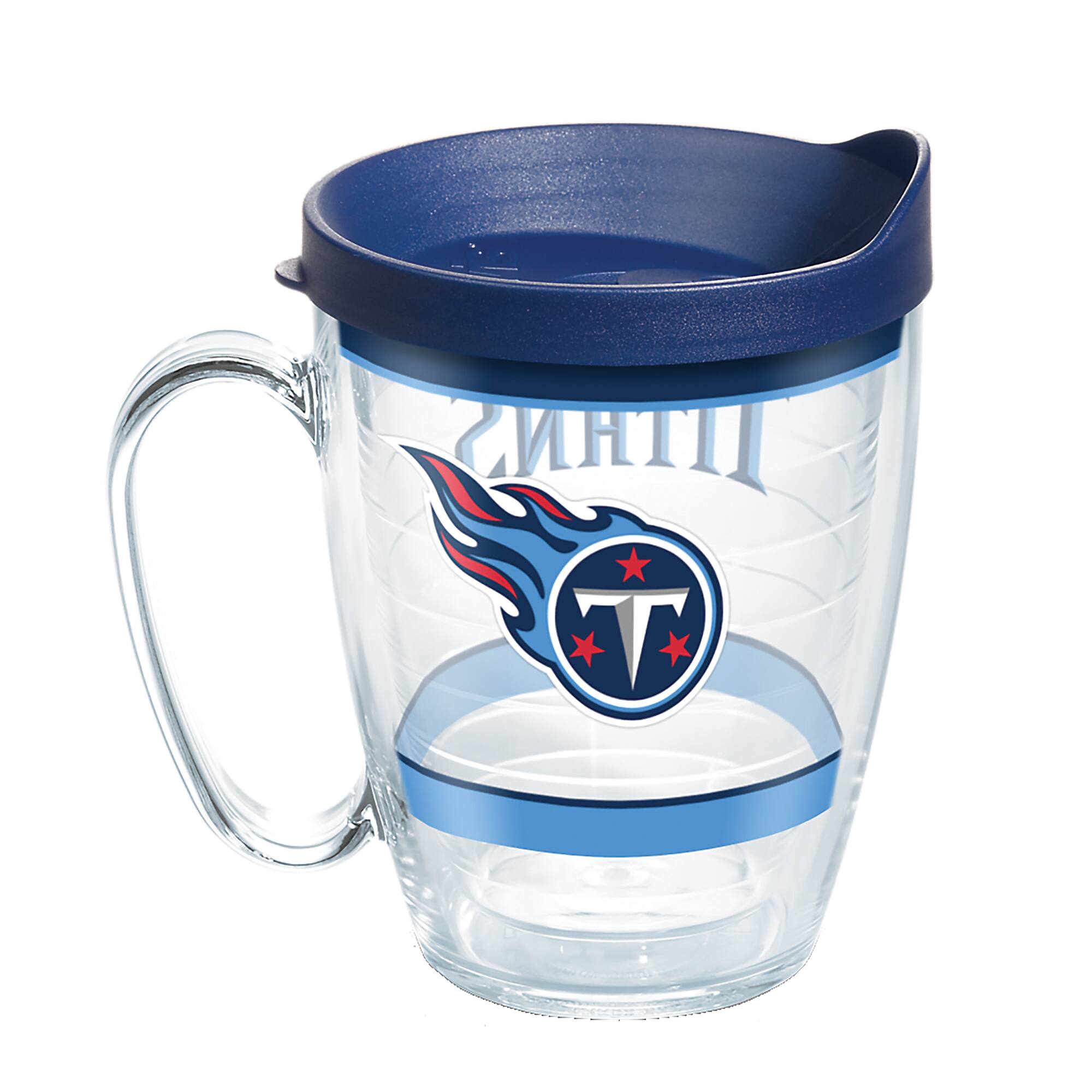 Front. Tervis - Tennessee Titans 16oz. Tradition Classic Mug - Multicolor.
