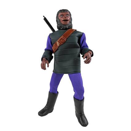 Front. Mego - Planet of the Apes Soldier Ape 8 Inch MEGO Action Figure - Multi-Colored.