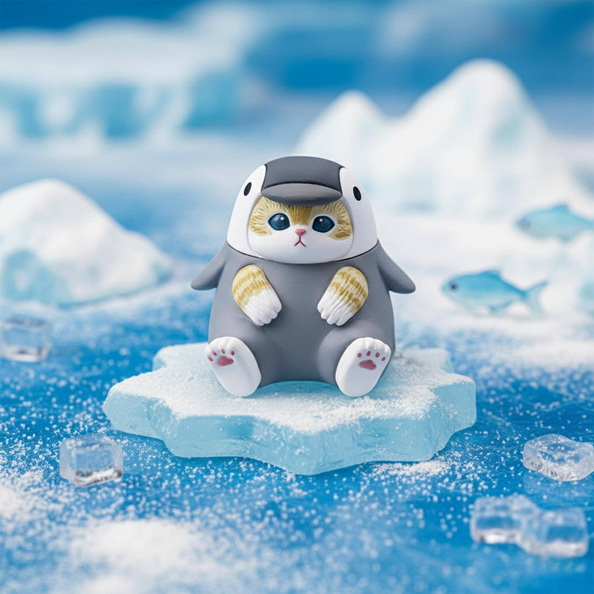 Alt View 2. Little Buddy - Sitting Aquarium Cats Blind Box Mini Figure | One Random - Multi-Colored.