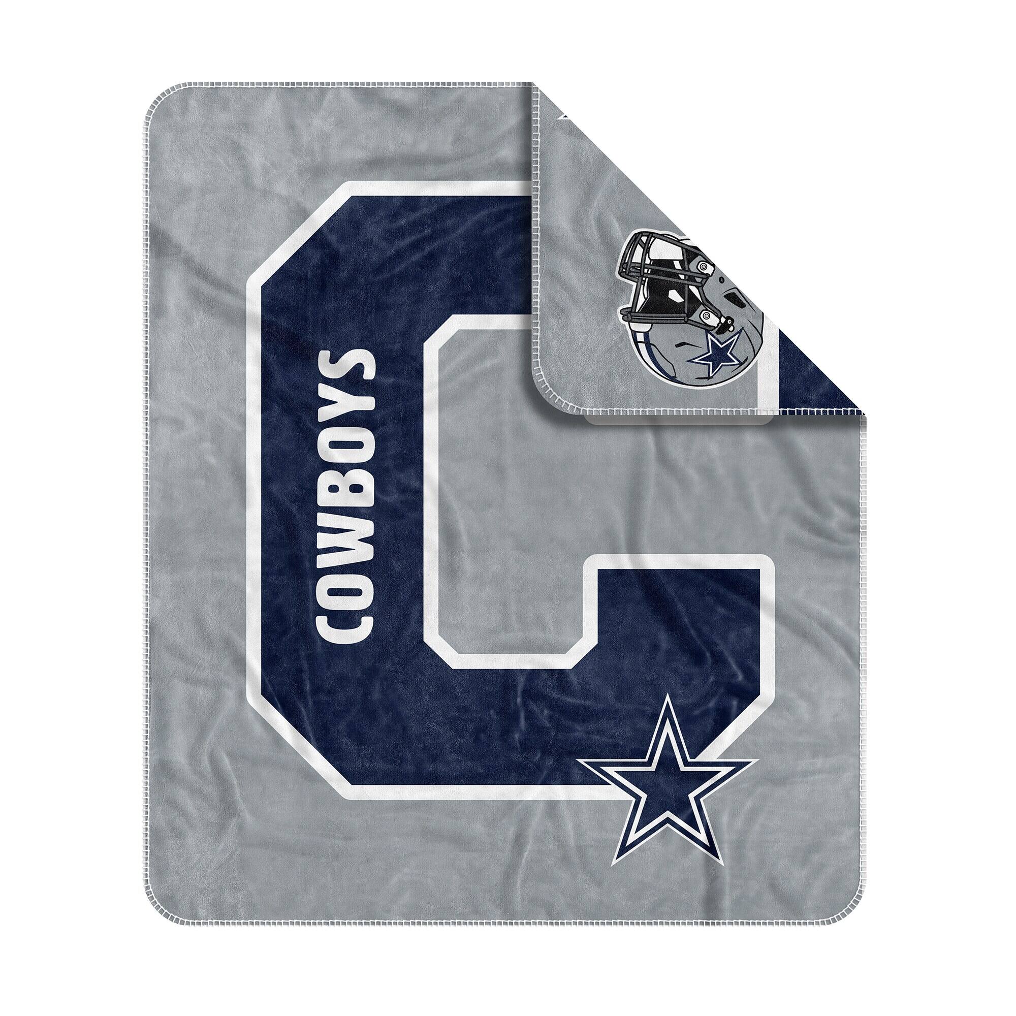 Alt View 2. Logo Brands - Dallas Cowboys 50- x 60- Dream Weave Throw Blanket - Navy.